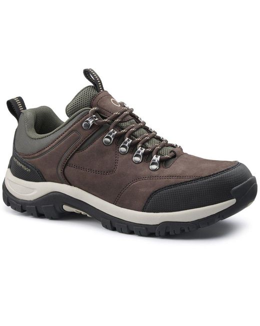 Hotter Black Mission Wp Shoes for men