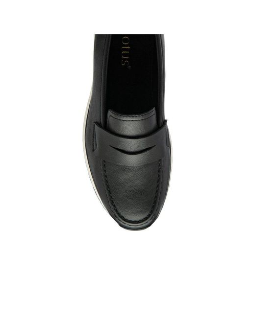 Lotus Black Erin Loafers
