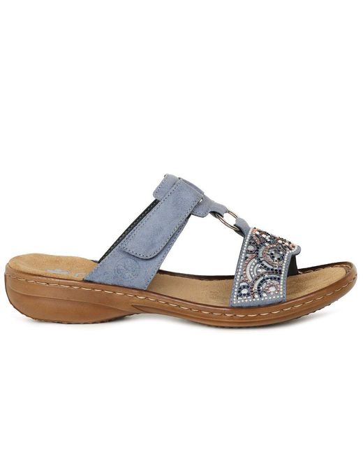 Rieker Brown Radiance Sandals