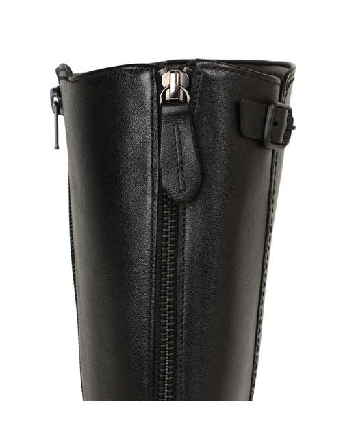 Gabor Black Fizzy L Knee High Boots