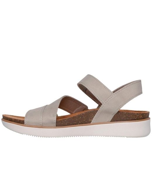Skechers Brown Lifted Comfort Sandals