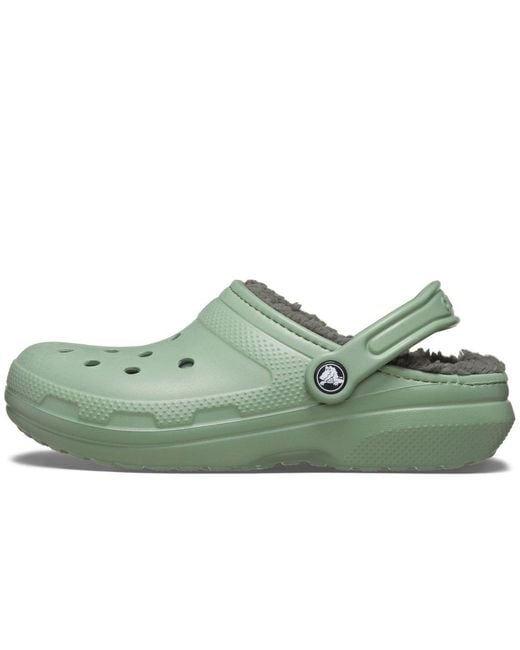 CROCSTM Green Classic Lined Slippers for men