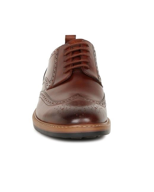 Clarks Brown Aldwin Limit Brogues for men