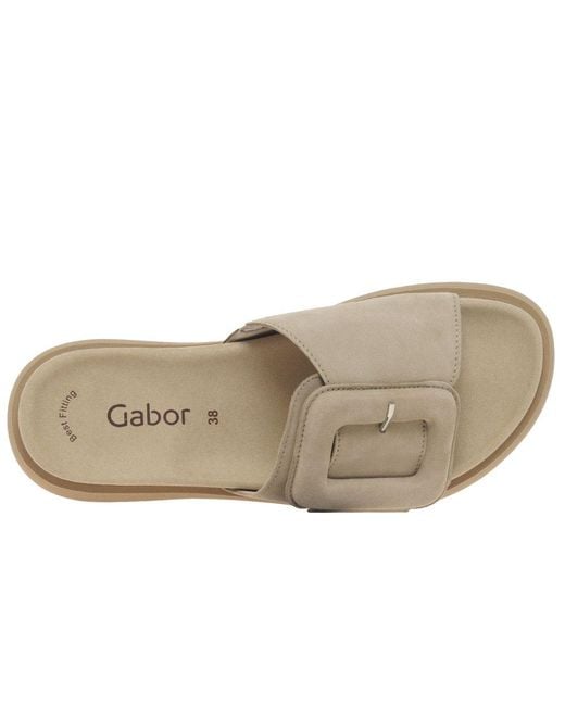 Gabor Gray Adios Sandals