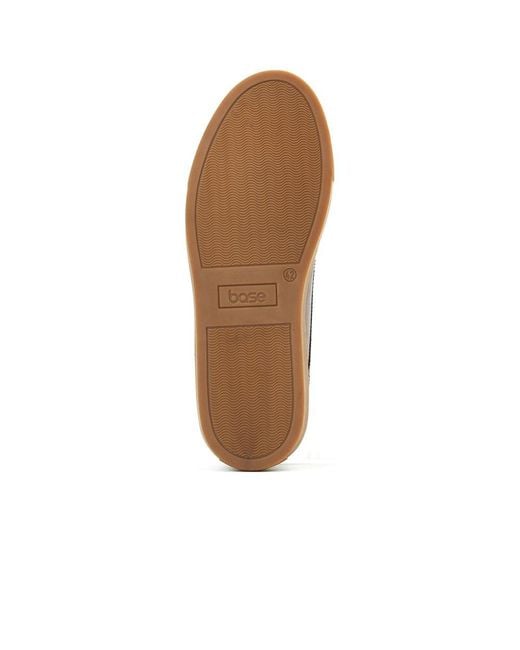 Base London Brown Clapton Brogue Trainers for men