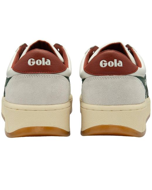 Gola White Grandslam Classic Trainers Size: 6 for men
