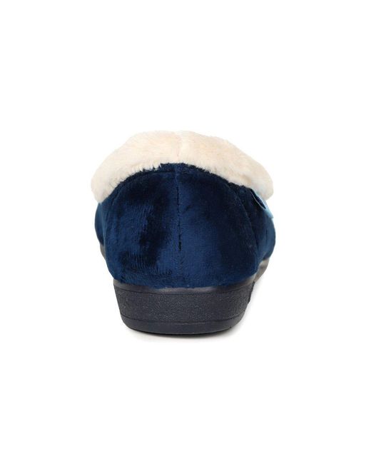 Lunar (GRS) Blue Mabel Ii Full Slippers