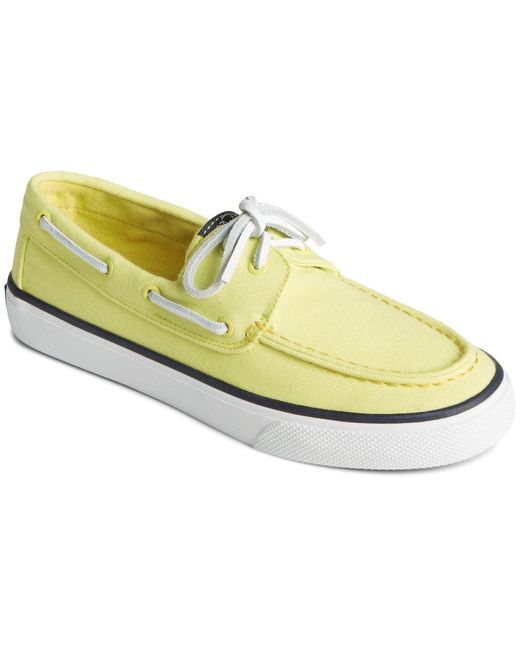 Sperry Top Sider Bahama 2.0 Boat Shoes Size 3 in Yellow Lyst UK