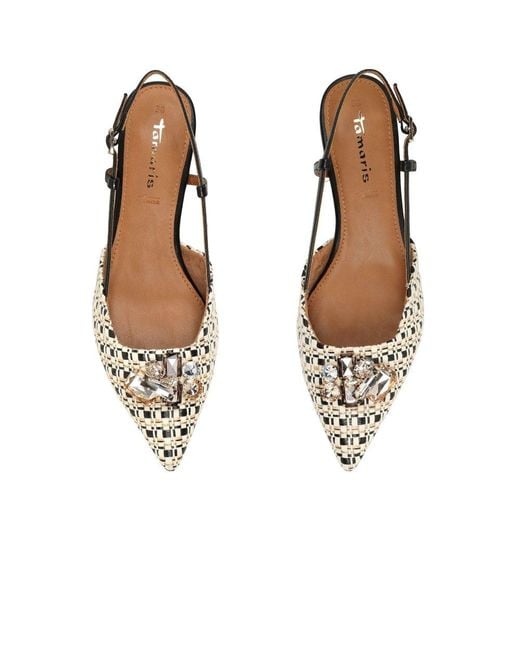 Tamaris Metallic Marilu Open Court Shoes