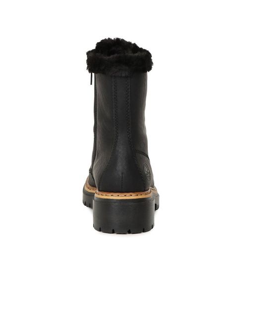 Rieker Black Arkansas Ankle Boots