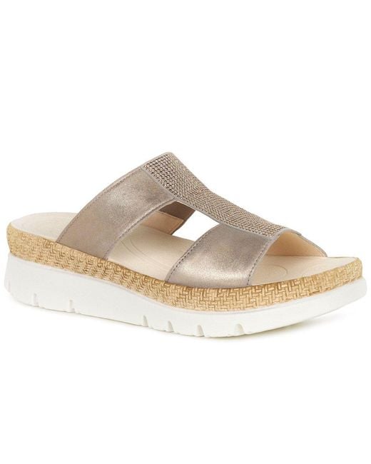 Gabor Metallic Charlie Sandals