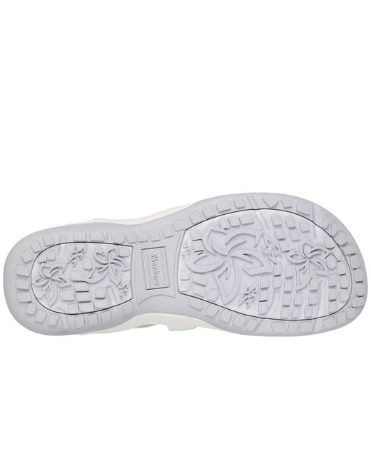 Skechers Metallic Reggae Slim Stretch Flex Sandals