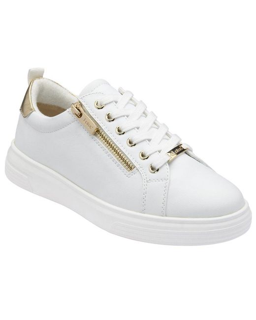 Lotus White Alessia Trainers