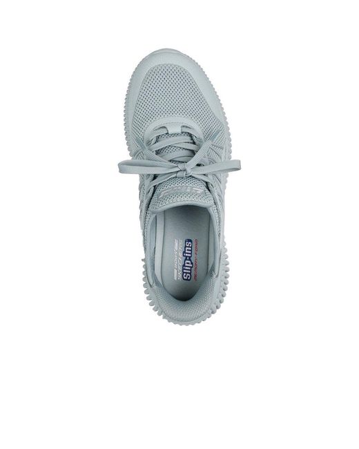 Skechers Gray Bobs Geo Lite Divine Pace Trainers