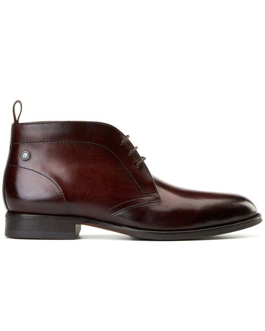 Base London Brown Wallis Chukka Boots for men