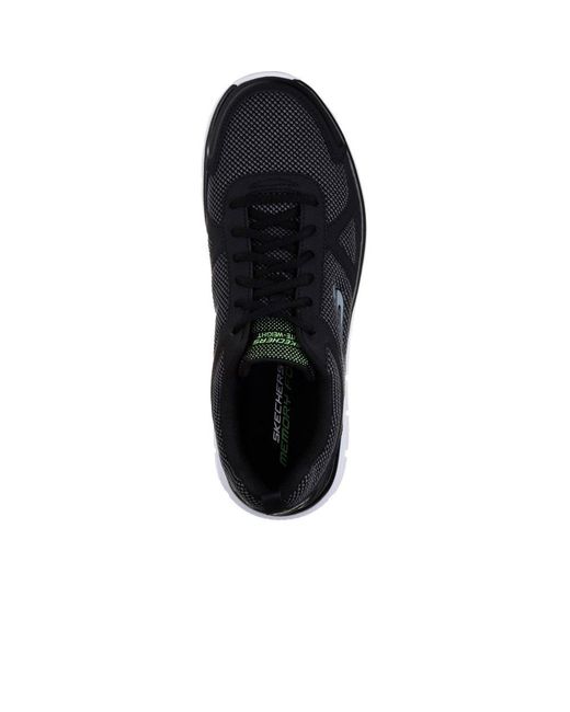 Skechers Black Track Bucolo Sports Shoes Size: 6, for men