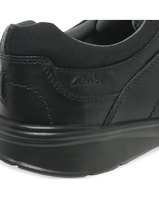 Clarks Black Cotrell Edge Shoes for men