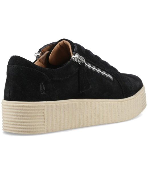 Hush Puppies Black Tara Trainers