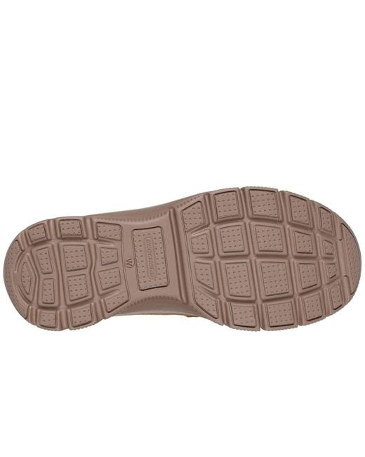 Skechers Brown Easy Going Cool Zip Ankle Boots