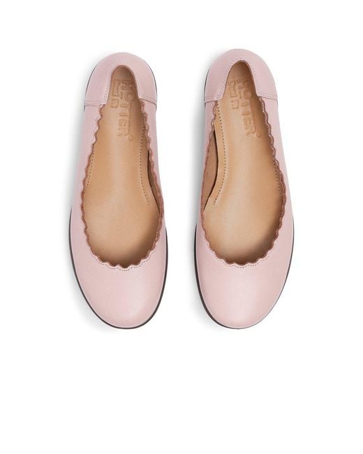 Hotter Pink Eider Ballet Pumps