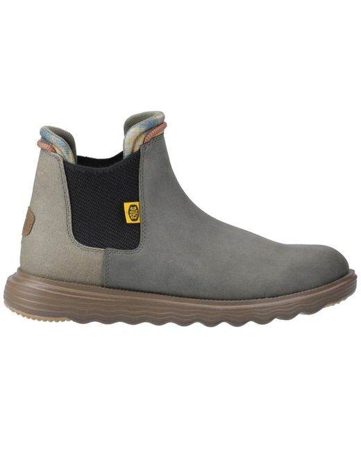 HeyDude Gray Branson Classic Boots for men