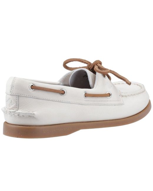 Sperry Top-Sider White Authentic Original 2-Eye Boat Shoes
