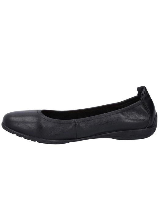 Josef Seibel Black Fenja 01 Ballet Shoes
