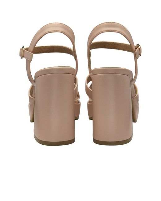 Ravel Metallic Farran Heeled Sandals