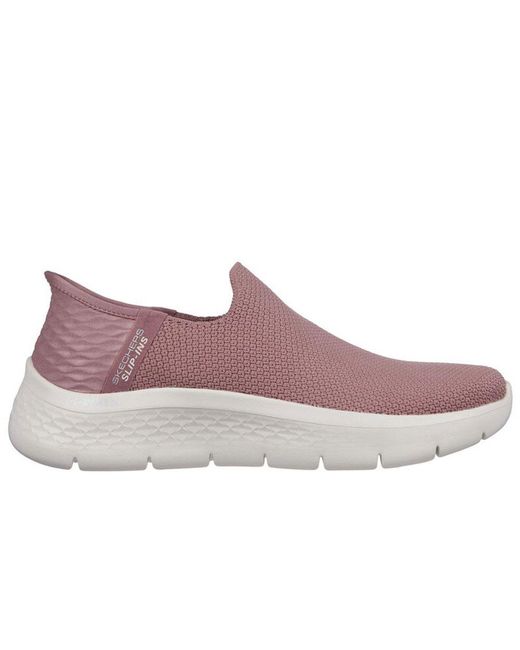 Skechers Purple Go Walk Flex Sunset View Trainers