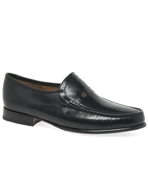 Barker Black Jefferson Leather Loafers for men