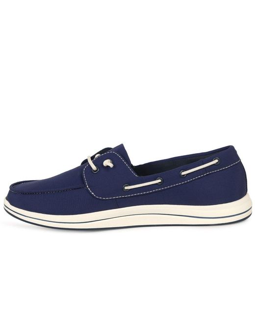 Clarks Blue Brinkley Edge Canvas Shoes