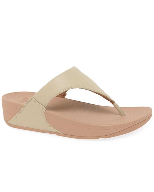 Fitflop Multicolor Fitflop Lulu Leather Toe Post Sandals