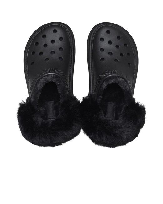 CROCSTM Black Stomp Lined Clog