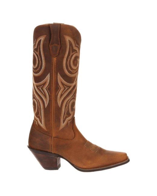 Durango Brown Crush Western Booties