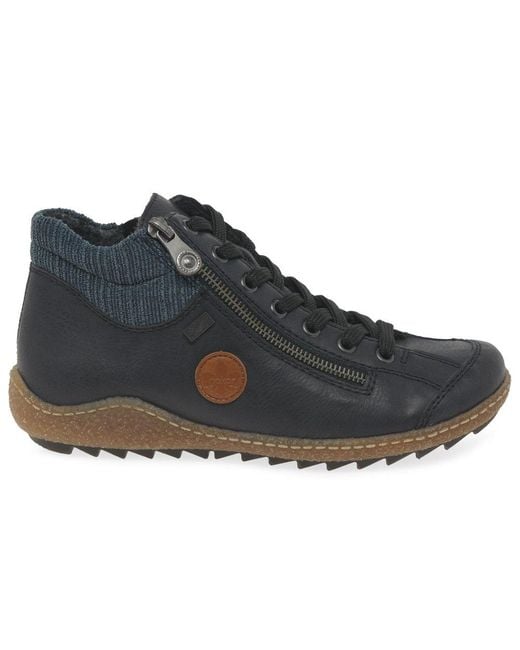 Rieker Blue Jaida Ankle Boots