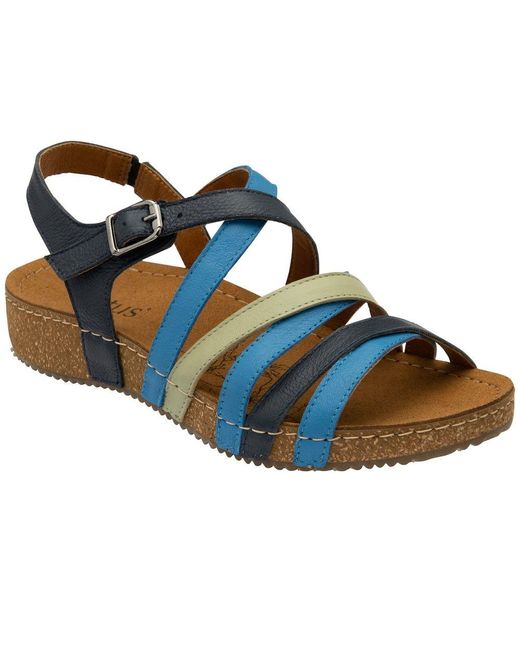 Lotus Blue Sevilla Sandals Multi