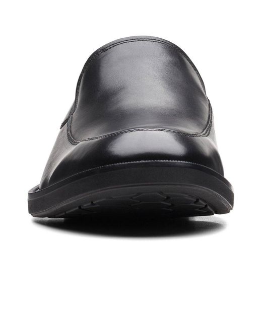 Clarks Un Hugh Step Formal Slip On Shoes in Black for Men | Lyst Australia