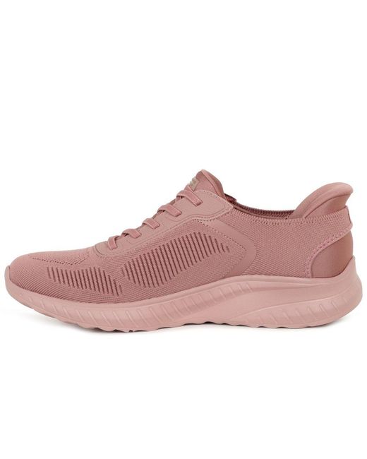 Skechers Pink Bobs Squad Chaos Slip