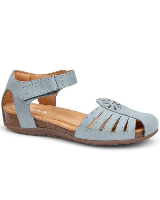 Hotter Blue Dinaric Sandals