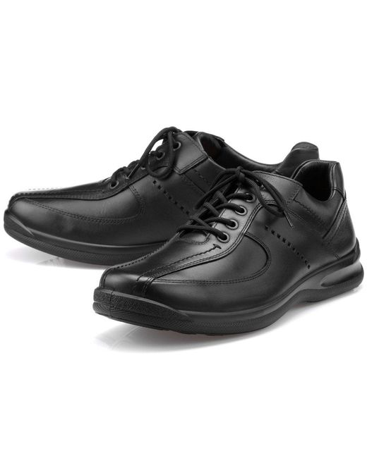 Hotter Black Lance Lace-Up Shoe for men