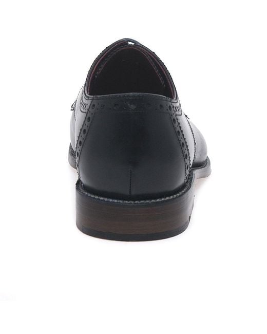 Loake Black Foley Formal Lace Up Shoes for men