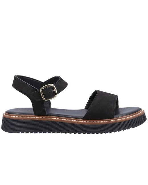 Hush Puppies Black Cassie Sandals