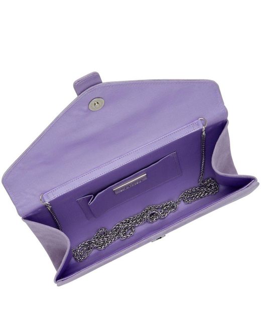 Lotus Purple Clarinda Clutch Bag