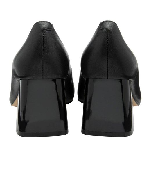 Lotus Black Allegra Court Shoes