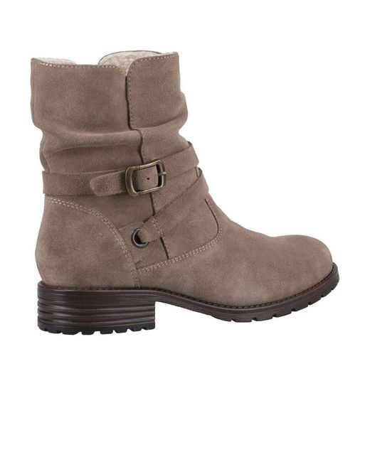 Hush Puppies Brown Piper Ankle Boots