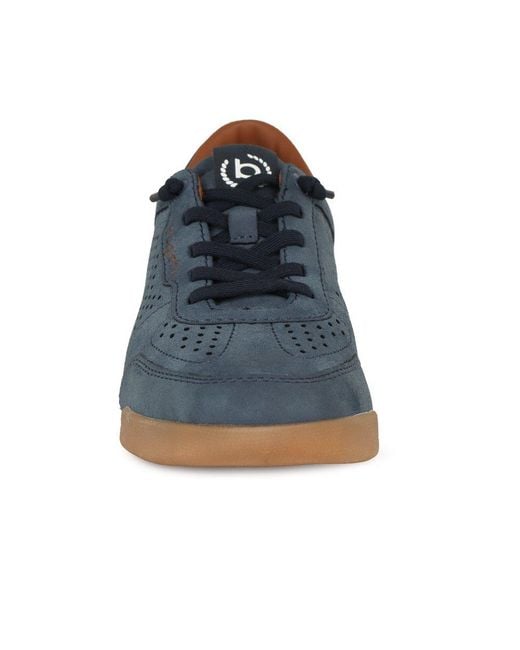 Bugatti Blue Treble Trainers for men