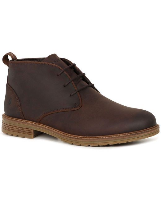 Hush Puppies Brown Ricky Chukka Boots for men