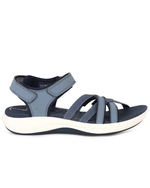 Clarks Blue Mira Shore Sandals Tex