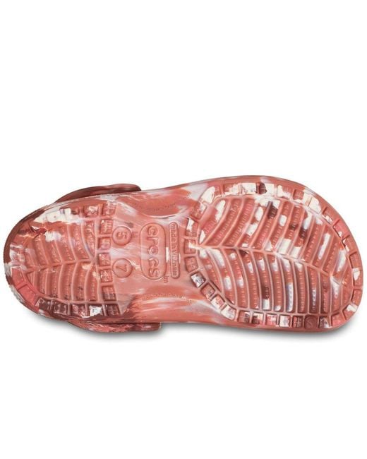CROCSTM Pink Marble Sandals