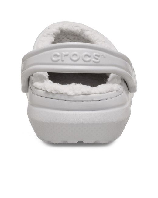 CROCSTM White Classic Lined Clogs for men